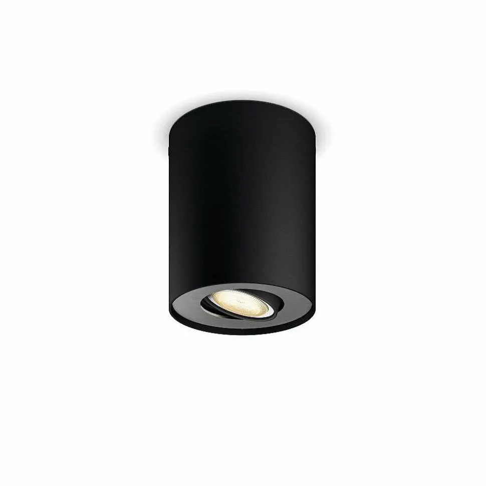 Plafonnier Philips Hue Pillar Led Noir, 1 Lumiere