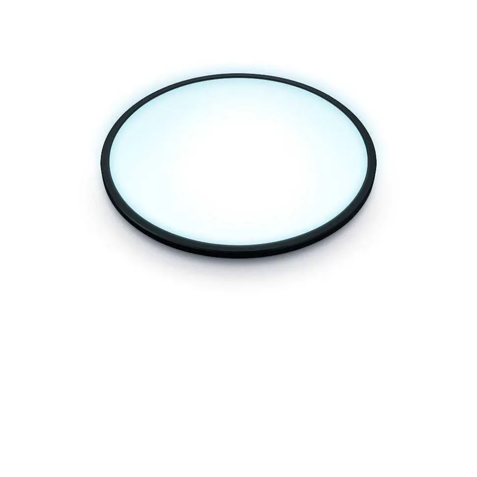Plafonnier Philips Wiz Super Slim Led Noir, 1 Lumiere