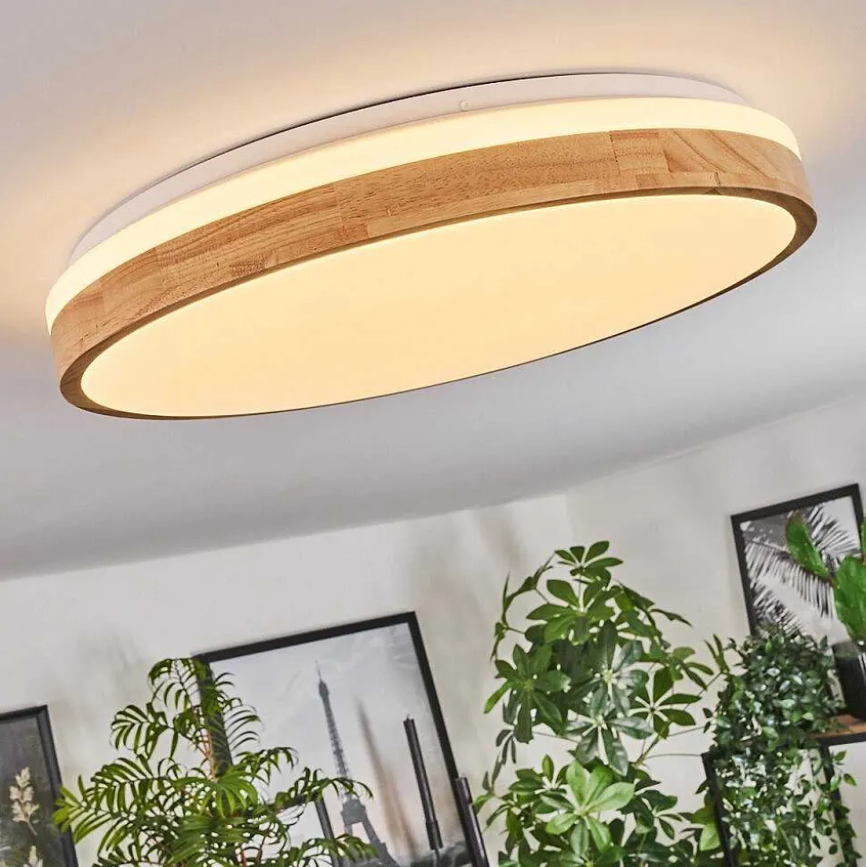 Plafonnier Sofo Led Blanc, 1 Lumiere, Telecommandes