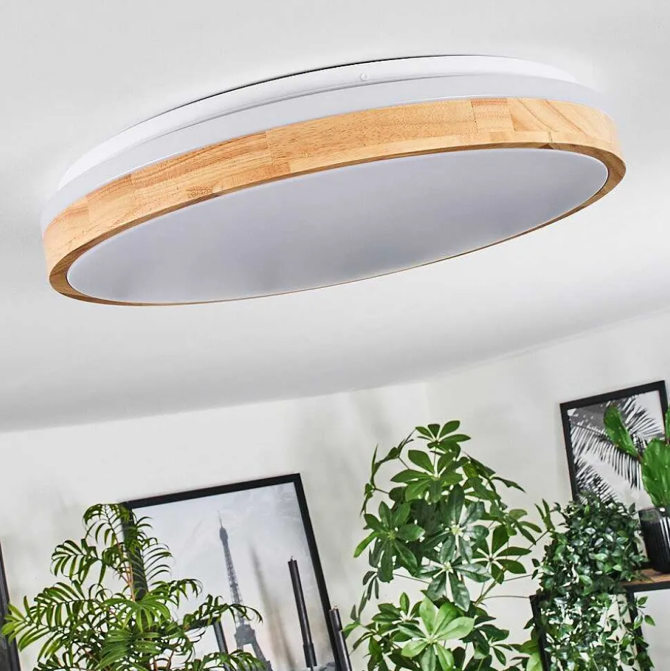 Plafonnier Sofo Led Blanc, 1 Lumiere, Telecommandes