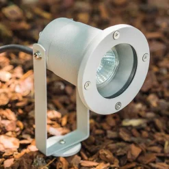 Projecteur De Jardin Pilsen Argente, 1 Lumiere