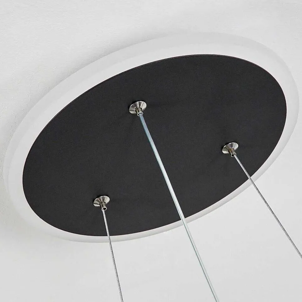 Suspension Areja Led Noir, Blanc, 1 Lumiere