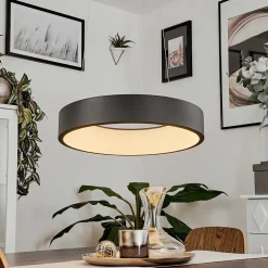 Suspension Areja Led Noir, Blanc, 1 Lumiere