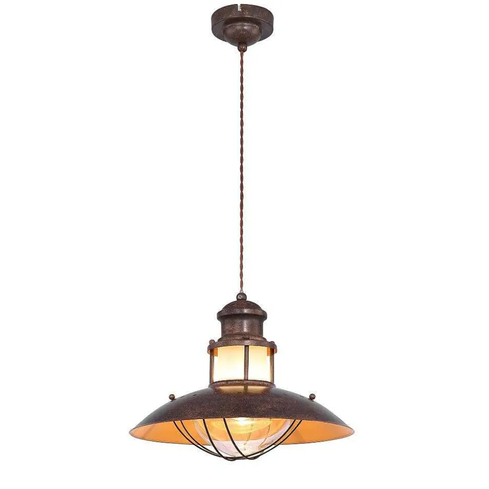 Suspension Globo Badalona Brun, 1 Lumiere