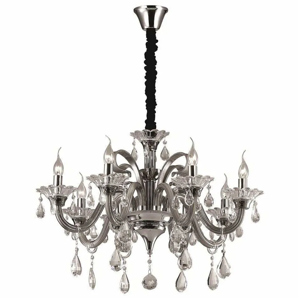 Suspension Ideal Lux Colossal Chrome, 8 Lumieres