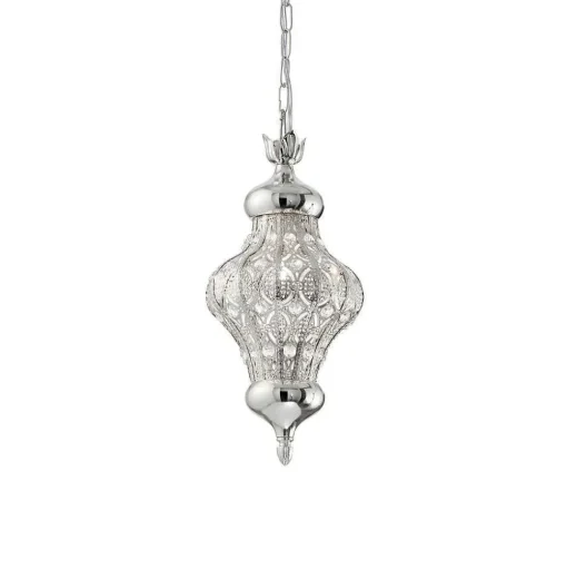 Suspension Ideal Lux Nawa Argente, 1 Lumiere