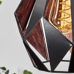 Suspension Marang Noir, 1 Lumiere