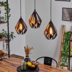 Suspension Marang Noir, 3 Lumieres