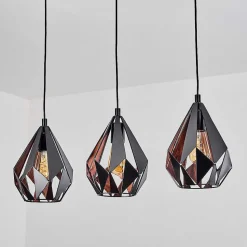 Suspension Marang Noir, 3 Lumieres