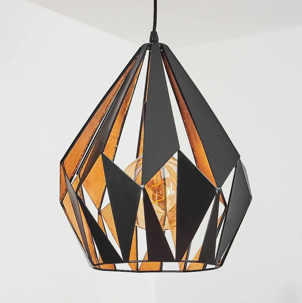 Suspension Marang Noir, Argente, 1 Lumiere