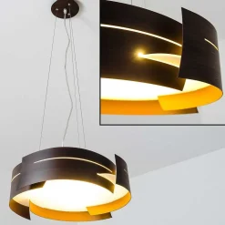 Suspension Novara Brun, 3 Lumieres