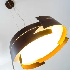 Suspension Novara Brun, 3 Lumieres