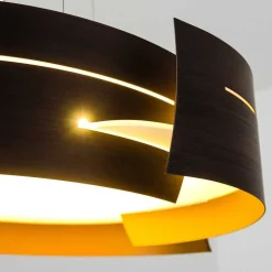 Suspension Novara Brun, 3 Lumieres