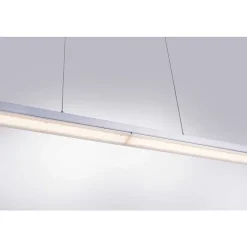 Suspension Paul Neuhaus Q-Henrik Led Aluminium, 3 Lumieres, Telecommandes