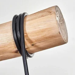 Suspension Soungou Ecru, Noir, 5 Lumieres