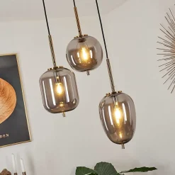 Suspension Verbania Laiton, 3 Lumieres