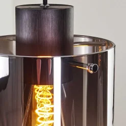 Suspension Wichit Noir, 3 Lumieres