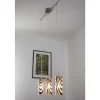 Suspension Wofi Collage Nickel Mat, 3 Lumieres