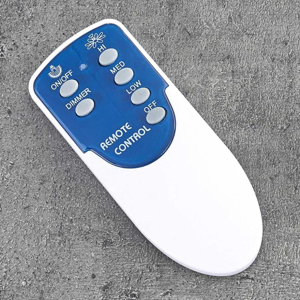 Ventilateur De Plafond Imon Bois Fonce, Nickel Mat, 1 Lumiere, Telecommandes